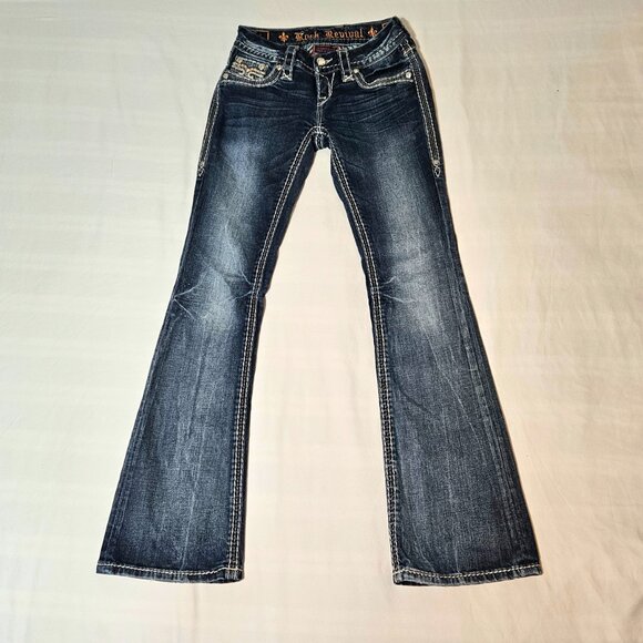 ROCK REVIVAL Tali Bootcut Jeans Size 24 - Picture 3 of 13